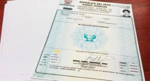 tramitar antecedentes policiales