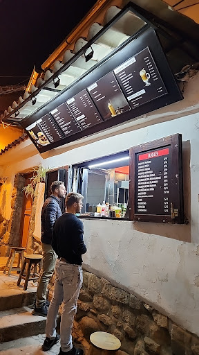 Bajonazo Burgers and drink