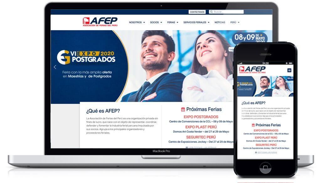 Mockup web AFEP