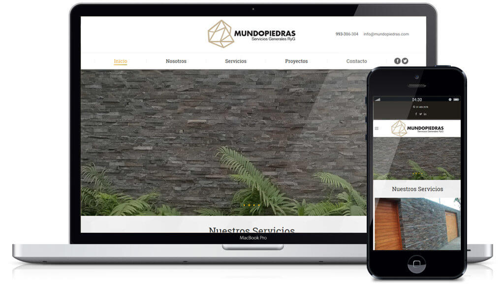 Mockup web Piedra Laja